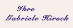 Ihre Gabriele Hirsch